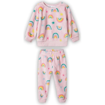 Minoti Pyžamo dívčí fleezové Minoti Duha