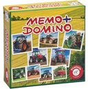 Karetní hry Piatnik Pexeso & Domino: Traktory
