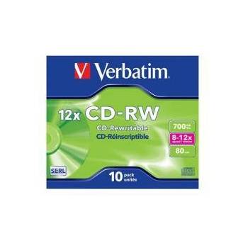 Verbatim CD-RW, презаписваем, 700 MB, 12x, с покритие против надраскване, в кутия, office1_2065120052