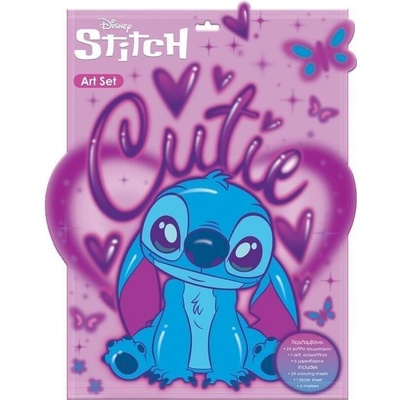 Omaľovánka s nálepkami a fixkami LILO & STITCH 564600