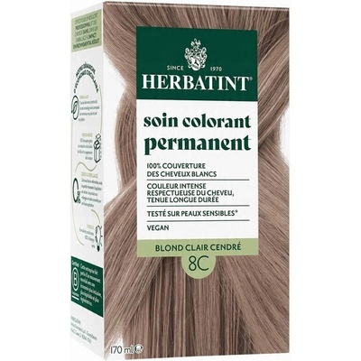 Herbatint Farba na vlasy 8C 170 ml Popolavá blond bez amoniaku