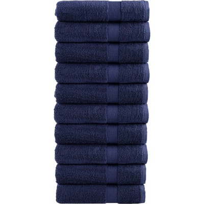 vidaXL Премиум кърпи за ръце SOLUND 10 бр сини 50x100 см 600 gsm (137259)