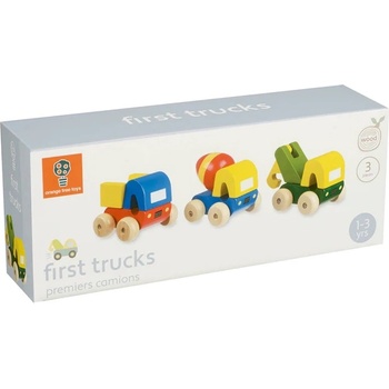 Orange Tree Toys Игрален комплект Orange Tree Toys - Строителни машини, 3 части (OTT07237)