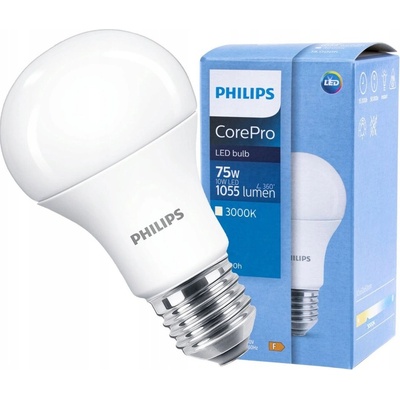 Philips LED žiarovka E27 A60 10W = 75W 1055lm 3000K Warm