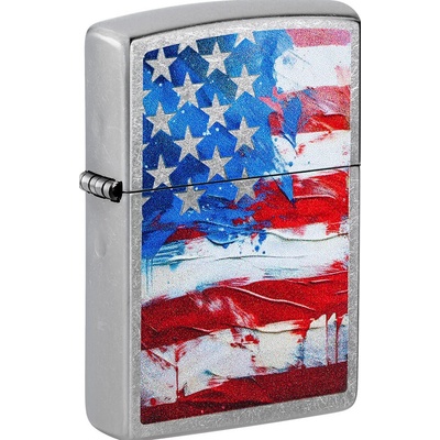 Benzínový ZIPPO Painted Flag Design