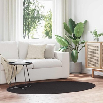 vidaXL Килим HUARTE Черно 100 x 200 cm Полиестер (4103650)