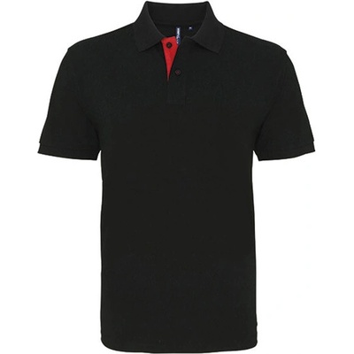Asquith & Fox pánske polo tričko AQ012 Black