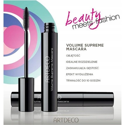 Artdeco Volume Supreme řasenka pro maximální objem řas 1 Black 15 ml