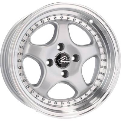Racing Line BK660 7x14 4x100 ET20 silver polished rim