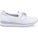 Jana shoes bílé vyvýšené mokasíny 24766