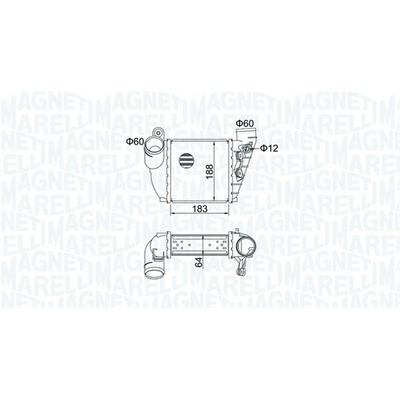 Chladič plniaceho vzduchu MAGNETI MARELLI 351319204740