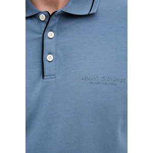 Giorgio Armani тениска с яка мъжка с памук (XM001557.AF10363)
