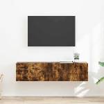 vidaXL TV стенен шкаф 2 бр. Димян дъб Инженерна дървесина (892200)