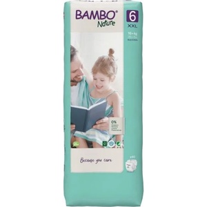 Bambo Nature Еко пелени Bambo Nature - Tall pack 6, размер 6, XXL, 16+кг. , 40 броя (1000019266) - baby