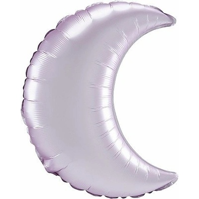 Foliový balonek Měsíc Satin pastelový růžový 89 cm