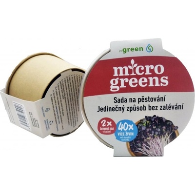 Microgreens pěstební set červené zelí