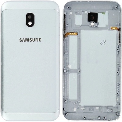 Kryt Samsung J330 Galaxy J3 (2017) zadní modrý/stříbrný