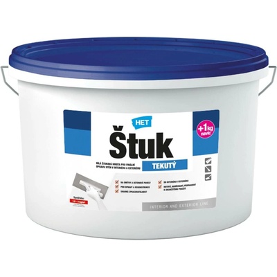 HET Štuk tekutý Balení: 14+1 kg
