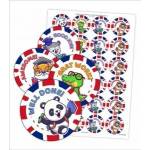 LearnHow Motivational stickers - English pet 48pcs