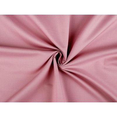 Stoklasa Bavlněný satén hladký šíře 220 cm Balení: 1 m, Varianta: 5 (retro pink) starorůžová 5 (retro pink) starorůžová