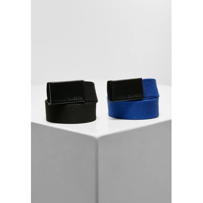 Urban Classics Комплект от 2 броя детски колани в синьо и черно Urban Classics UB-UCK305-03311 - Син, размер one size