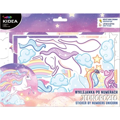 Paper Design nalepování podle čísel unicorn
