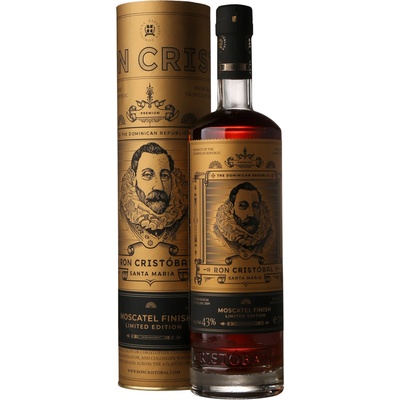 Ron Cristóbal Santa Maria Moscatel Cask Finish LE 43% 0,7 l (tuba)