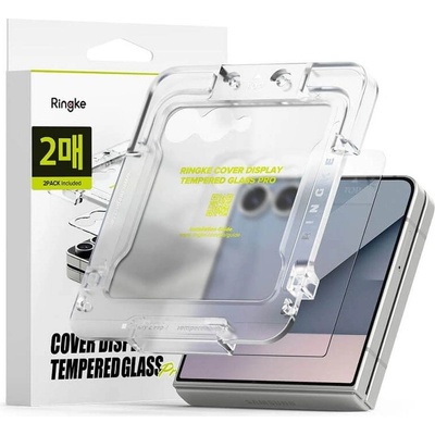 Ringke Стъклен Протектор за Samsung Z Flip 7, Ringke Glass Pro 2бр. , Прозрачен (8800293855903)
