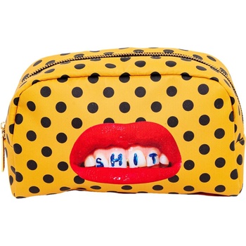 Seletti Козметична чанта TOILETPAPER SHIT 23 x 13 cм, оранжева, Seletti (SLT02550)