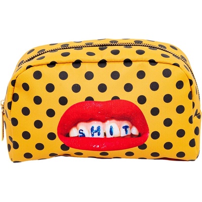 Seletti Козметична чанта TOILETPAPER SHIT 23 x 13 cм, оранжева, Seletti (SLT02550)