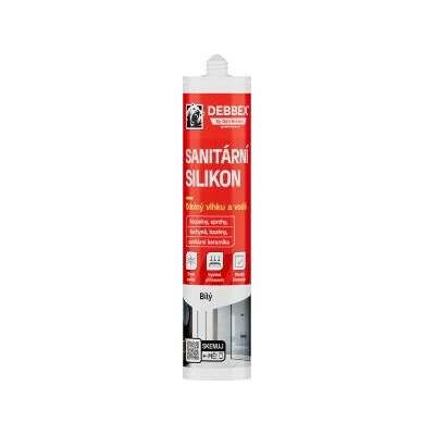 Debbex Sanitární silikon 280 ml bílý
