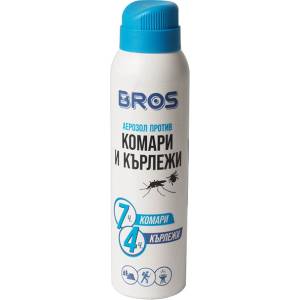 Bros - Полша Bros Спрей СИН за предпазва 8 часа от комари, 4 часа от кърлежи и черни мухи (003-79)