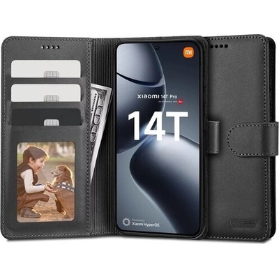 Tech-Protect Wallet Book Xiaomi Redmi 14T Pro - čierne