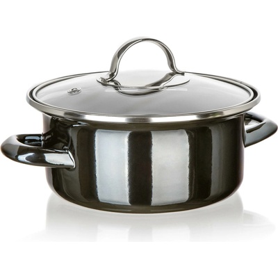 BANQUET hrnec + skl.poklice pr.18cm 1,31l METALLIC Black
