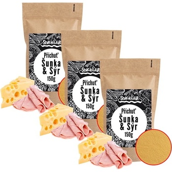 SnackAir Slaná příchuť Šunka Sýr 3 x 150 g