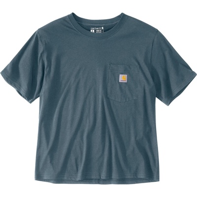 Carhartt Дамска тениска Carhartt Women's Lightweight S/S Crewneck T-Shirt - Iron Blue - размер XL (916-4224-0415)