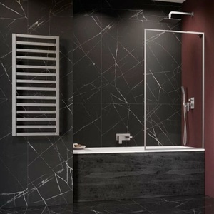 Radaway Параван за вана Radaway Modo F SL PNJ II, матов никел-прозрачен, 80x150 см, 8 мм стъкло, десен (10406080-91-01R)