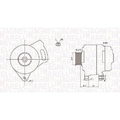 Generátor MAGNETI MARELLI 063731750010