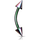 Šperky4U piercing do obočí kónus OB01048-AB