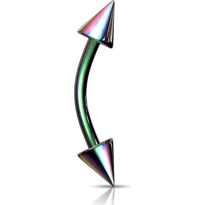 Šperky4U piercing do obočí kónus OB01048-AB