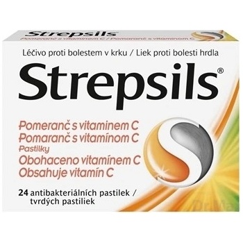 Strepsils Pomaranč s Vitamínom C pas.ord.12