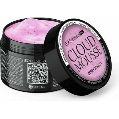 Excellent Pro stavební gel Cloud Mousse Berry Sorbet 15g