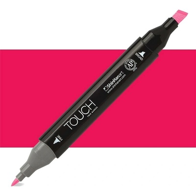 Lihová fixa TOUCH oboustranná Fine & Chisel, Deep red (R10)