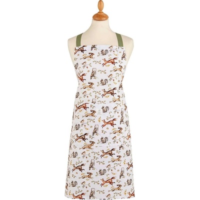 Cooksmart Forest Fable zástěra hnědá/béžová/bílá