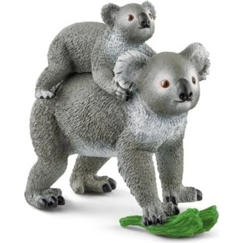 Schleich Комплект фигурки Schleich Wild Life - Мама коала с бебе (42566-52344)