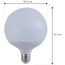 LUUMR Smart LED, E27, G125, 9W, RGB, Tuya, WLAN, matná, CCT - 10010115