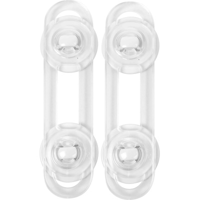 Safety 1st Гъвкаво устройство за заключване на шкаф Safety 1st - прозрачно, 2 броя