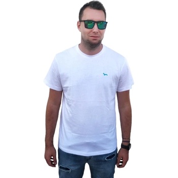 KAŠMIR pánské triko KAŠMIR Classic H1 white blue