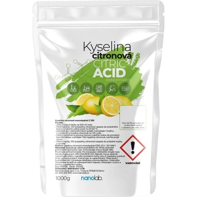 Nanolab Kyselina citronová 1 kg – Zboží Mobilmania