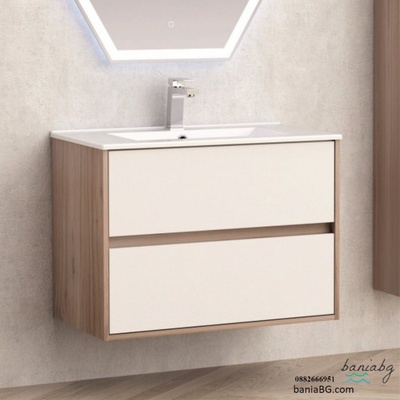 Inter Ceramic Долен конзолен pvc шкаф за баня icp 7555